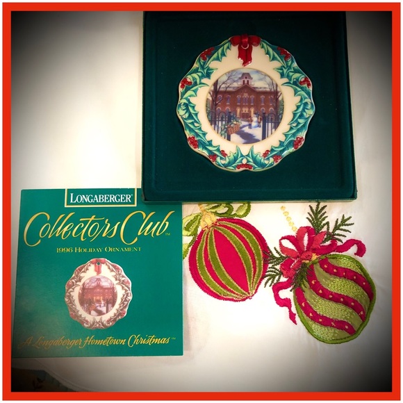 Longaberger Collectors Club 1996Christmas Ornament - Picture 3 of 6